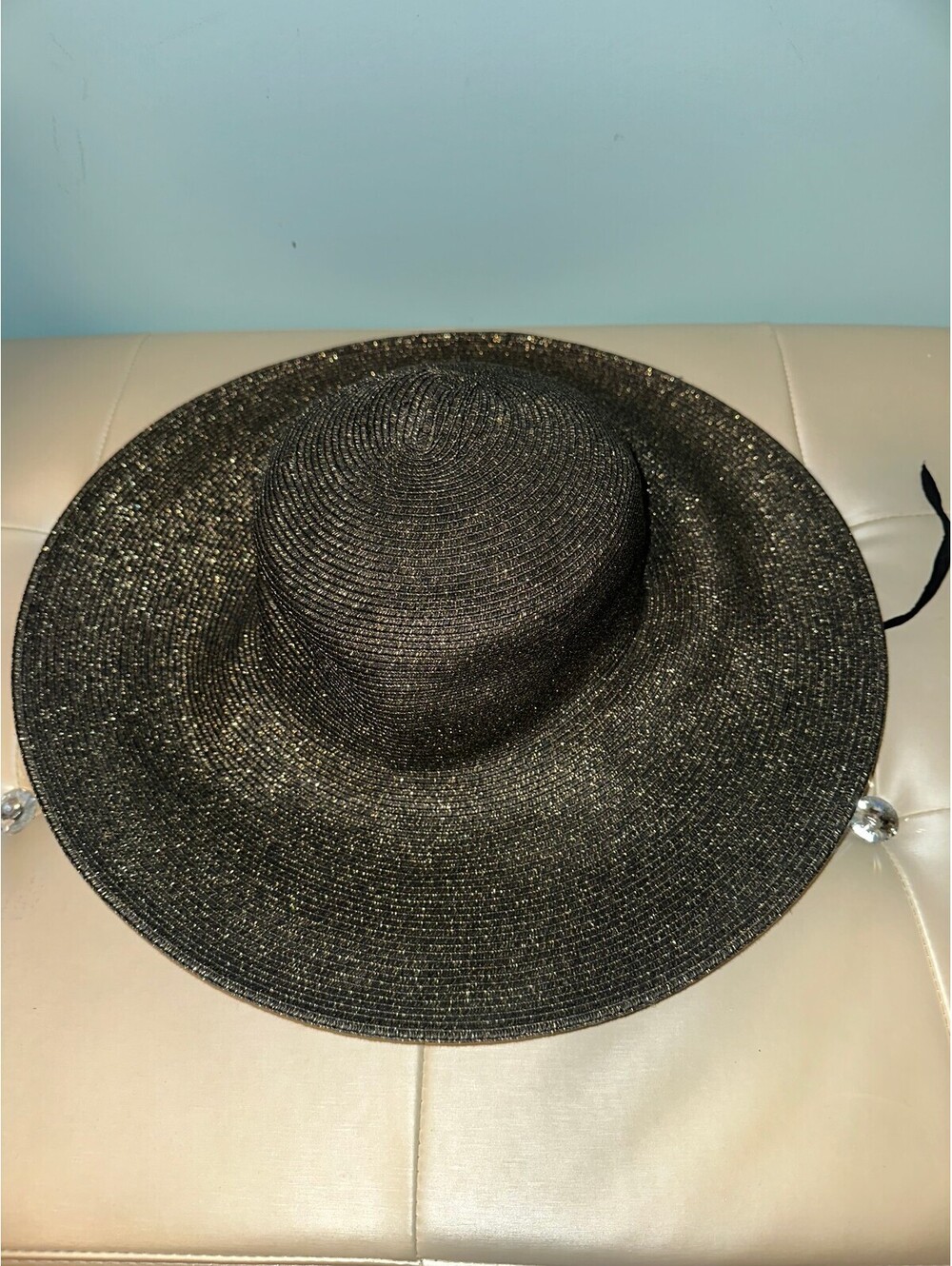 Gottex "Nauru" Straw Sun Hat 100% Toyo Resortwear Beach